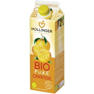 Hollinger Sok Pomarańczowy 100% Owoców Bez Cukru 1L