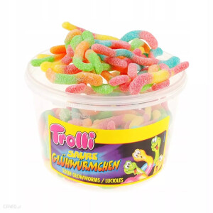 Kwaśne Żelki Trolli "Robaczkiglizdy" - owocowe 150 szt.