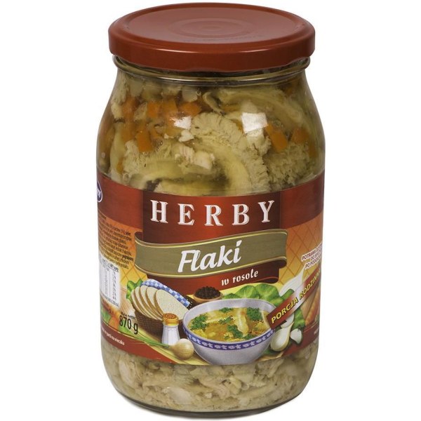 Herby Flaki w rosole w słoiku 870 g