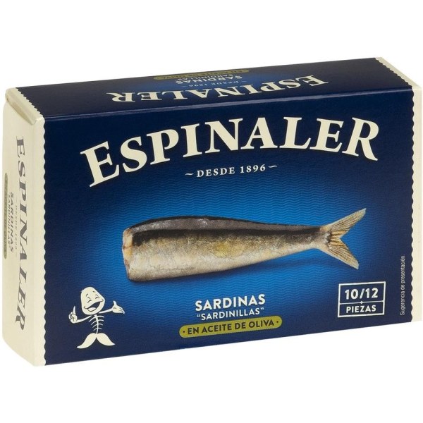 Espinaler Sardynki małe w oliwie z oliwek 115 g