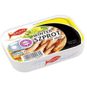 Graal Winter Szprot podwędzany w oleju 110 g