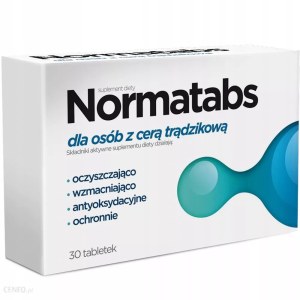 Lek na trądzik bez recepty Normatabs 30 tabletek