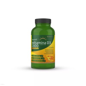 Witaminy dla seniora XeniVit Naturalna Witamina D3 2000 240 kapsułek