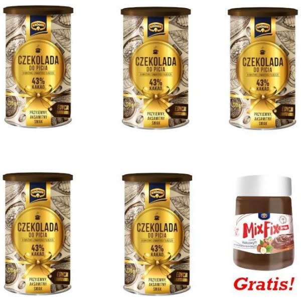 Krüger Czekolada do picia 43% puszka 220 g