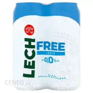 Piwo Bezalkoholowe Lech Lager 4X500Ml