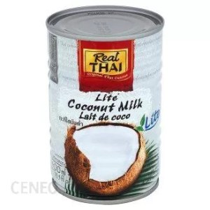 Mleczko kokosowe w puszce Real Thai light 400ml