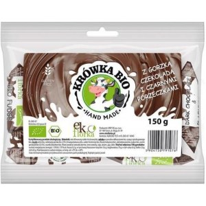 Ekoflorka Krówki z gorzką czekoladą i czarnymi porzeczkami BIO 150 g