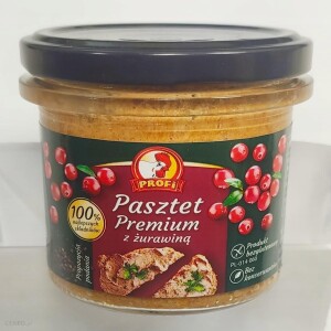 Pasztet bezglutenowy z żurawiną 130 g profi 