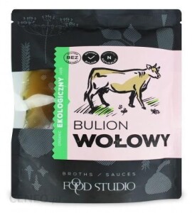 Bulion bezglutenowy - wołowy w płynie FOOD STUDIO BIO 350 ml