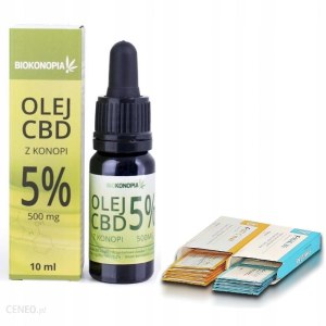 Biokonopia Olejek z konopi 5% CBD 500 mg 10 ml 