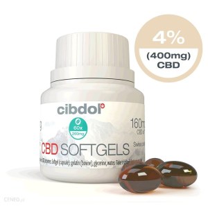 Kapsułki konopne CBD Cibdol 4% 384 mg 60 szt.