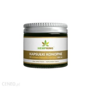 Kapsułki konopne CBD Hemp King 1000 mg 50 szt.