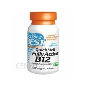 Witamina B12 bez recepty Doctor's BEST Quick Melt Vegan 