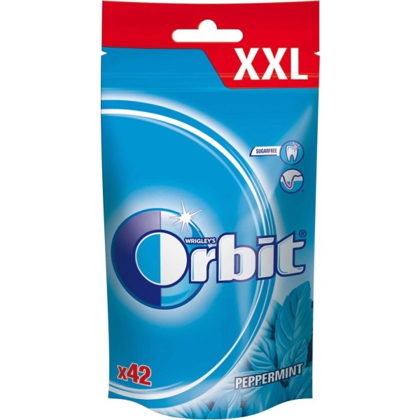 Orbit Peppermint guma do żucia bez cukru, 58 g
