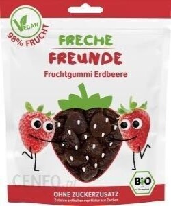 Galaretki bez cukru truskawkowe Erdbar 