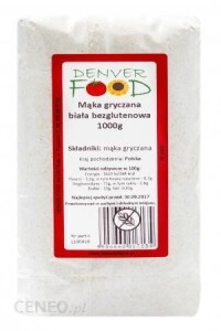 Mąka bezglutenowa gryczana biała Denver Food