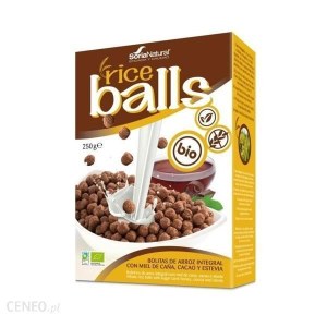 Płatki śniadaniowe bezglutenowe kulki Soria Natural BIO 250g
