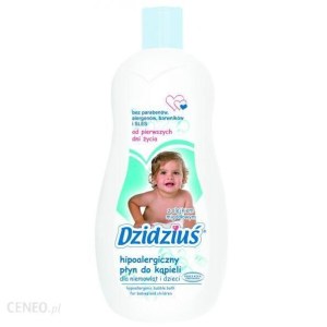 Płyn do kąpieli dla dzieci Dzidziuś, hipoalergiczny z olejkiem migdałowym 500 ml