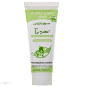 Krem na odparzenia dla niemowląt łagodzący Alphanova Bebe Eryzinc 75 G 