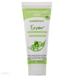 Krem na odparzenia dla niemowląt łagodzący Alphanova Bebe Eryzinc 75 G 