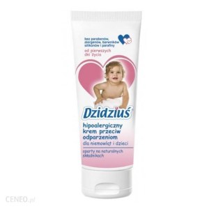 Krem na odparzenia dla niemowląt hipoalergiczny Dzidziuś, od pierwszych dni życia, 100 ml