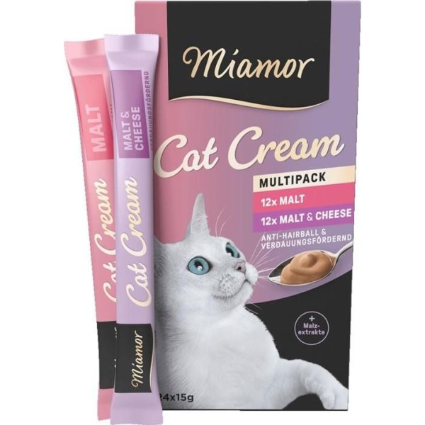 Miamor Cat Cream Przysmak Dla Kota Pasta Odkłaczająca 24x15 g