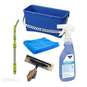 Urządzenie do mycia okien Euro- zestaw z wiadrem 