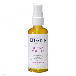 Olejek do masażu dla kobiet w ciąży organiczny- Kit and Kin- przeciw rozstępom, 100 ml
