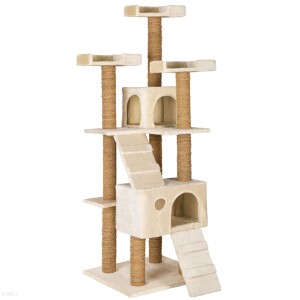 Drapak dla kota beżowy Tec Take- Goran (169 cm)