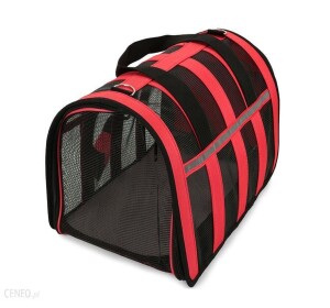 Transporter dla psa- torba czarno- czerwona 