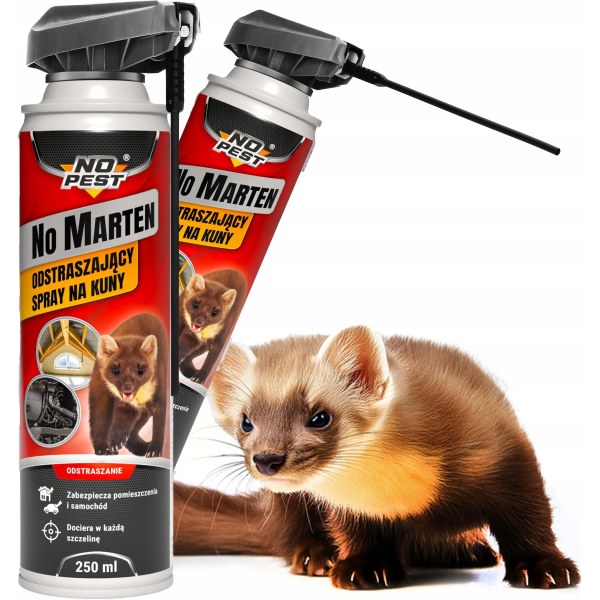 No-Pest Spray Środek Preparat Na Kuny Odstraszacz Kun Łasic No Marten No Pest 250Ml