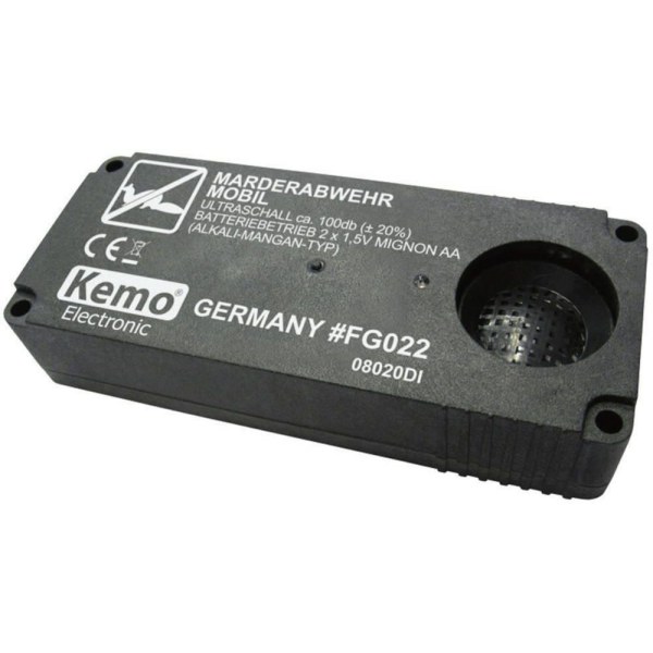 Kemo FG022 Mobilny Ultradźwiękowy Odstraszacz Kun I Gryzoni