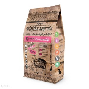 Karma dla szczeniaka Wiejska Zagroda - jagnięcina ze szpinakiem (2 kg)