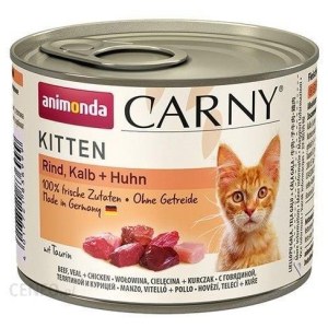Mokra karma dla kota z cielęciną i kurczakiem- Animonda Carny Kitten