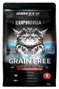 Karma dla kociąt Biofeed- Euphoria- grain free- kurczak & łosoś (2 kg)