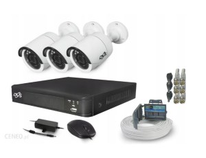 Kamery do domu zestaw- 8 MPX 4K UHD DVSTHD0401A8 + 3XDVSTA8036ATIR