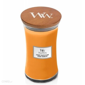 Świeczka zapachowa Woodwick - Core Caramel Toasted Sesame