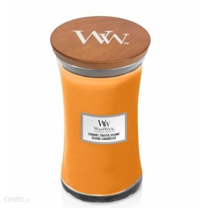 Świeczka zapachowa Woodwick - Core Caramel Toasted Sesame