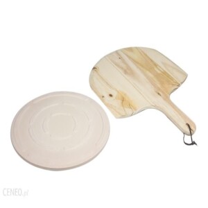 Kamień do pizzy Koopman Płyta Kamienna + Deska 