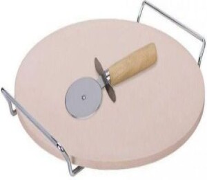 Kamień do pizzy Smile + Stojak + Krajak SKP-1