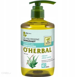Żel pod prysznic O'HERBAL nawilżający z ekstraktem z aloesu
