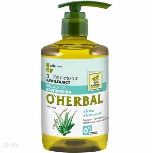 Żel pod prysznic O'HERBAL nawilżający z ekstraktem z aloesu