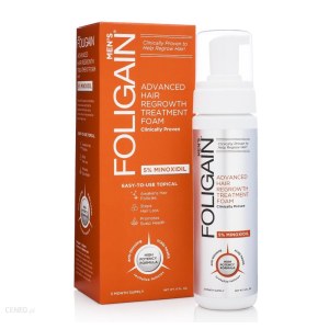 Pianka do włosów Foligain Minoxidil 5% 177 ml