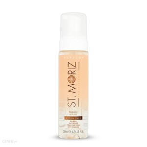 Samoopalacz St Moriz Clear Professional Tanning Mouse Medium&amp;Dark Bezbarwny Mus 200 Ml