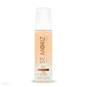 Samoopalacz St Moriz Clear Professional Tanning Mouse Medium&amp;Dark Bezbarwny Mus 200 Ml