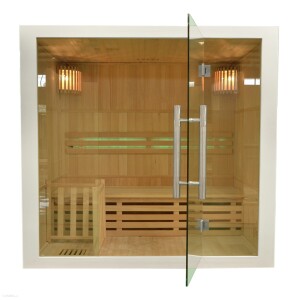 Sauna Home & Garden fińska z piecem EA3 White