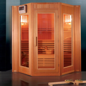 Sauna Metalowiec Sucha Fińska F3 3-Osobowa 175X160Cm Komplet