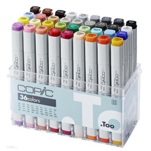 Markery COPIC Classic Basic - zestaw 36 sztuk