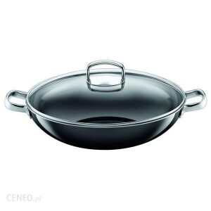 Patelnia wok Silit Profi z pokrywką szklaną