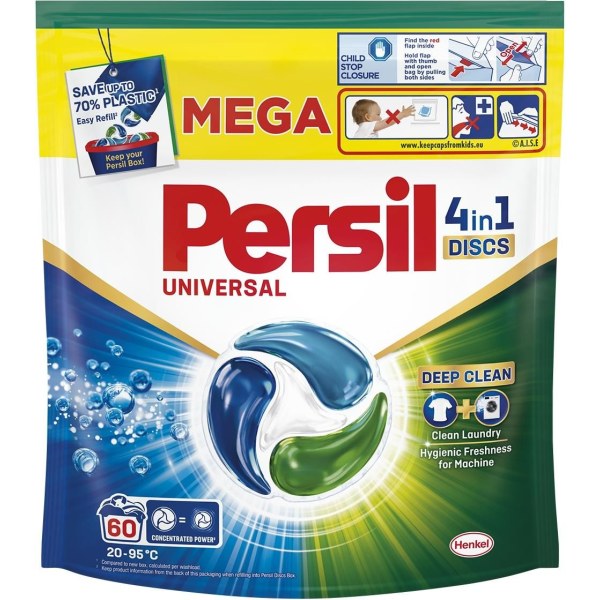 Persil Deep Clean Discs 4w1 Universal 60 szt.